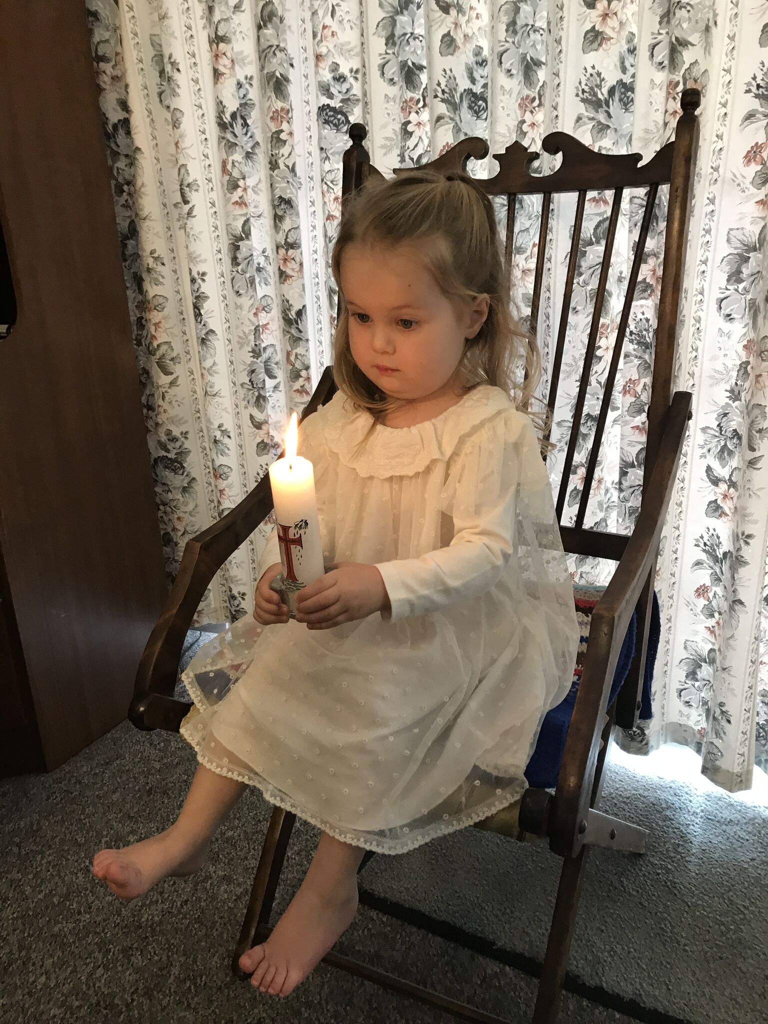 Georgia with Candle